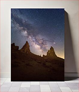 Πίνακας, Stargazing in the Desert Παρατήρηση αστεριών στην έρημο