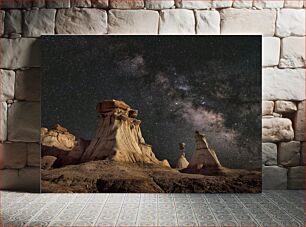 Πίνακας, Starlit Rock Formations Σχηματισμοί βράχων με αστερόλιθο