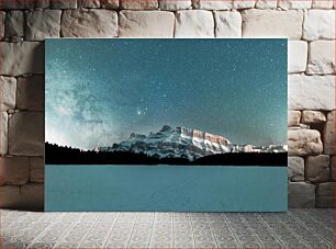 Πίνακας, Starry Mountain Landscape Έναστρο Ορεινό Τοπίο