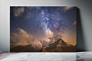 Πίνακας, Starry Mountain Night Έναστρο Βουνό Νύχτα