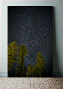 Πίνακας, Starry Night Above Trees Έναστρη νύχτα πάνω από δέντρα