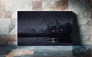 Πίνακας, Starry Night (ca.1926–1927) by Hiroaki Takahashi