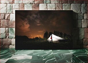 Πίνακας, Starry Night Camping Έναστρο Νυχτερινό Κάμπινγκ
