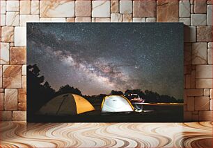 Πίνακας, Starry Night Camping Starry Night Camping