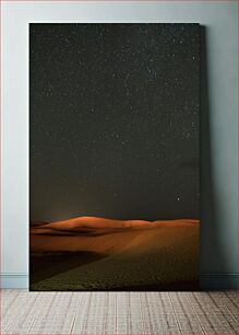 Πίνακας, Starry Night Over Desert Dunes Έναστρη νύχτα πάνω από τους αμμόλοφους της ερήμου