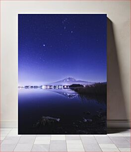 Πίνακας, Starry Night over Mount Fuji Έναστρη Νύχτα πάνω από το Όρος Φούτζι