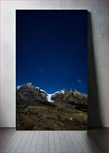 Πίνακας, Starry Night Over Mountain Έναστρη Νύχτα Πάνω από το Βουνό