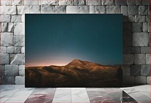 Πίνακας, Starry Night Over Mountain Range Έναστρη νύχτα πάνω από την οροσειρά