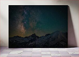 Πίνακας, Starry Night Over Mountain Range Έναστρη νύχτα πάνω από την οροσειρά