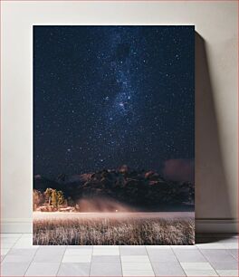 Πίνακας, Starry Night Over Mountains Έναστρη νύχτα πάνω από βουνά