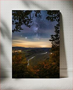 Πίνακας, Starry Night Over Valley Έναστρη νύχτα πάνω από την κοιλάδα
