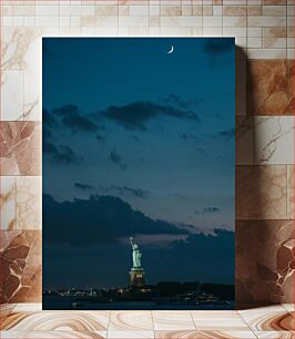 Πίνακας, Statue of Liberty at Dusk Άγαλμα της Ελευθερίας στο σούρουπο