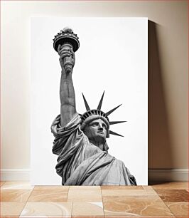 Πίνακας, Statue of Liberty in Black and White Άγαλμα της Ελευθερίας σε ασπρόμαυρο