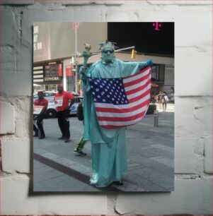 Πίνακας, Statue of Liberty Performance in New York City Παράσταση Άγαλμα της Ελευθερίας στη Νέα Υόρκη