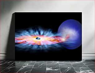 Πίνακας, Stellar-Mass Black Hole (2005) illustrated by NASA/CXC/M.Weiss
