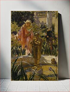 Πίνακας, Stepping in the Fountain, William De Leftwich Dodge