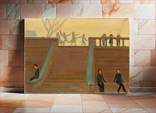 Πίνακας, Steps, Hirshhorn Museum and Sculpture Garden, Manierre Dawson