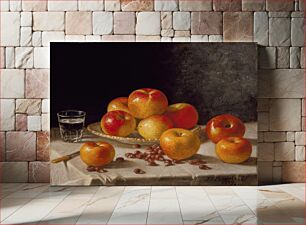 Πίνακας, Still Life, Apples and Chestnuts by John F Francis