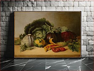 Πίνακας, Still Life: Balsam Apple and Vegetables by James Peale