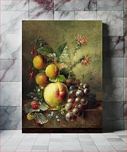 Πίνακας, Still Life of a Fruit (1830–1862) by Willem Hekking