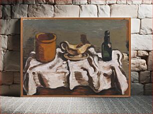 Πίνακας, Still Life with a Jar, a Sauceboat and a Bottle by Vilhelm Lundstrøm