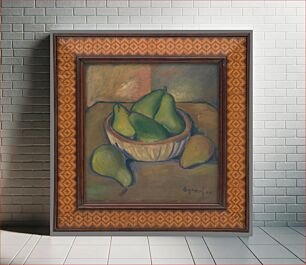 Πίνακας, Still life with a pear by Cyprián Majerník