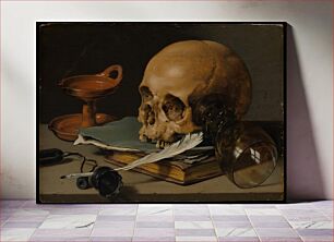 Πίνακας, Still Life with a Skull and a Writing Quill