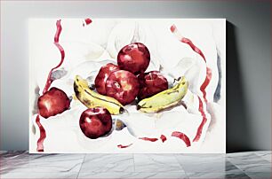 Πίνακας, Still Life with Apples and Bananas (1925) by Charles Demuth