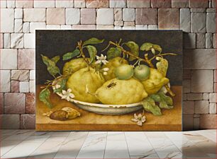 Πίνακας, Still Life with Bowl of Citrons; Giovanna Garzoni (1600-1670)