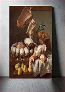 Πίνακας, Still Life with Dressed Game, Meat, and Fruit (1734) by Alexandre–François Desportes