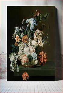 Πίνακας, Still Life with Flowers (1762) by Cornelia van der Mijn