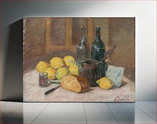 Πίνακας, Still life with lemons by Štefan Polkoráb