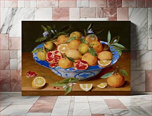 Πίνακας, Still Life with Lemons, Oranges, and a Pomegranate (1620–1640) by Jacob van Hulsdonck