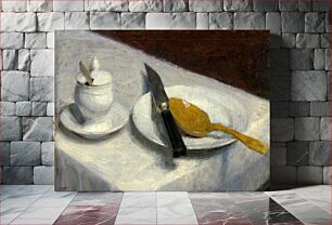 Πίνακας, Still Life with Mustard Pot (1860) by Henri Fantin-Latour
