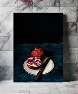 Πίνακας, Still Life with Pomegranate Νεκρή φύση με ρόδι