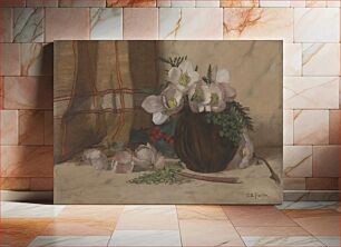Πίνακας, Still Life with Roses, Charles Ethan Porter