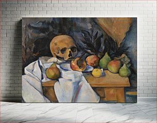Πίνακας, Still Life with Skull (Nature morte au crâne) (ca. 1896–1898) by Paul Cézanne