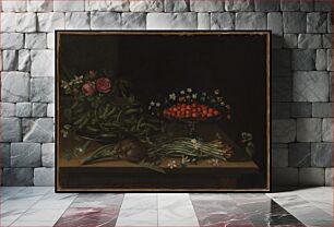 Πίνακας, Still Life with Strawberries by French Painter