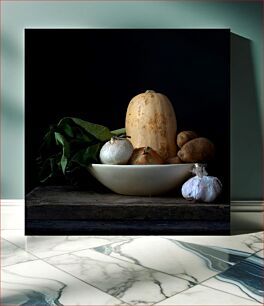 Πίνακας, Still Life with Vegetables Νεκρή φύση με λαχανικά