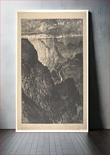 Πίνακας, Storm in the canyon Jo. Pennell. (1912) in high resolution by Joseph Pennell