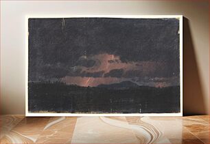 Πίνακας, Storm over Hudson Valley, Frederic Edwin Church