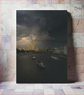 Πίνακας, Storm Over the City Καταιγίδα πάνω από την πόλη
