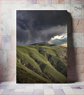 Πίνακας, Stormy Mountain Landscape Θυελλώδες ορεινό τοπίο