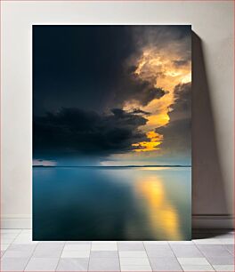 Πίνακας, Stormy Sea at Sunset Θυελλώδης θάλασσα στο ηλιοβασίλεμα