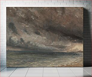 Πίνακας, Stormy Sea, Brighton by John Constable