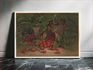 Πίνακας, Strawberries and basket