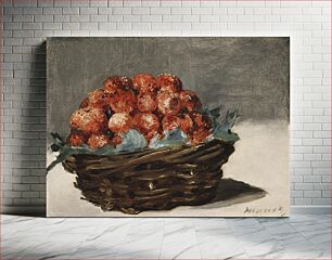 Πίνακας, Strawberries (ca. 1882) by Édouard Manet