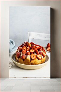 Πίνακας, Strawberry Shortcake Κέικ φράουλα