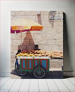 Πίνακας, Street Bread Vendor Πλανόδιος Πωλητής Ψωμιού