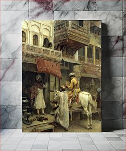 Πίνακας, Street Scene in India by Edwin Lord Weeks